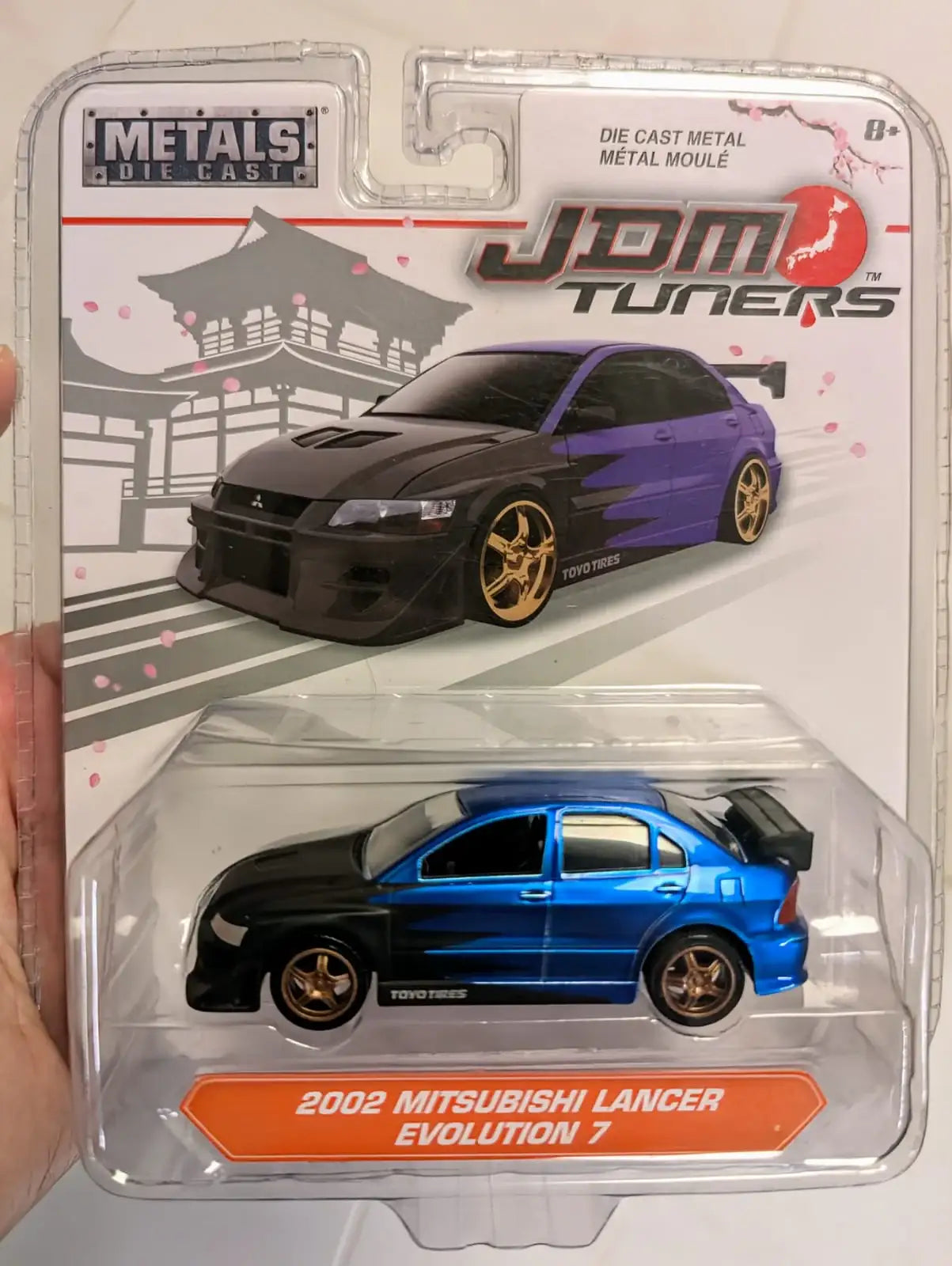 Jada Toys JDM Tuners 2002 Mitsubishi Lancer Evolution 7