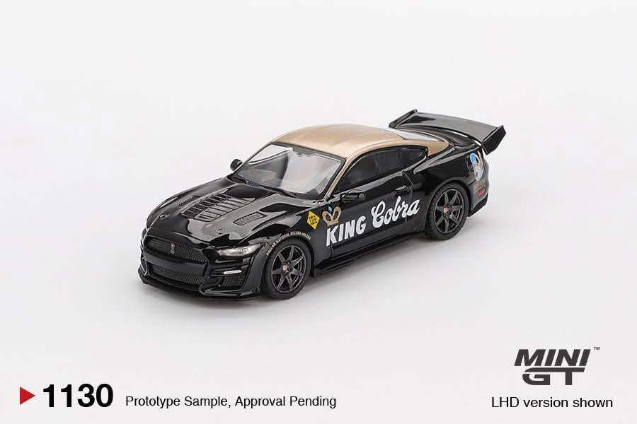 Mini GT Mini GT #1130 Shelby GT500 Dragon Snake Concept Black/Gold Blister Pack