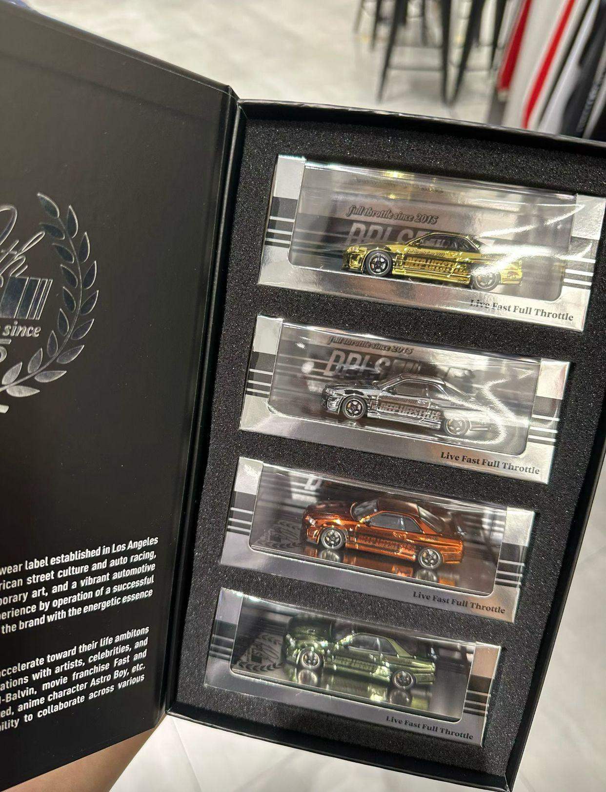 Inno64 x DPLS TASHK 2025 exclusive 4pcs-Box Set Nissan R34 DPLS 10th Anniversary LTD