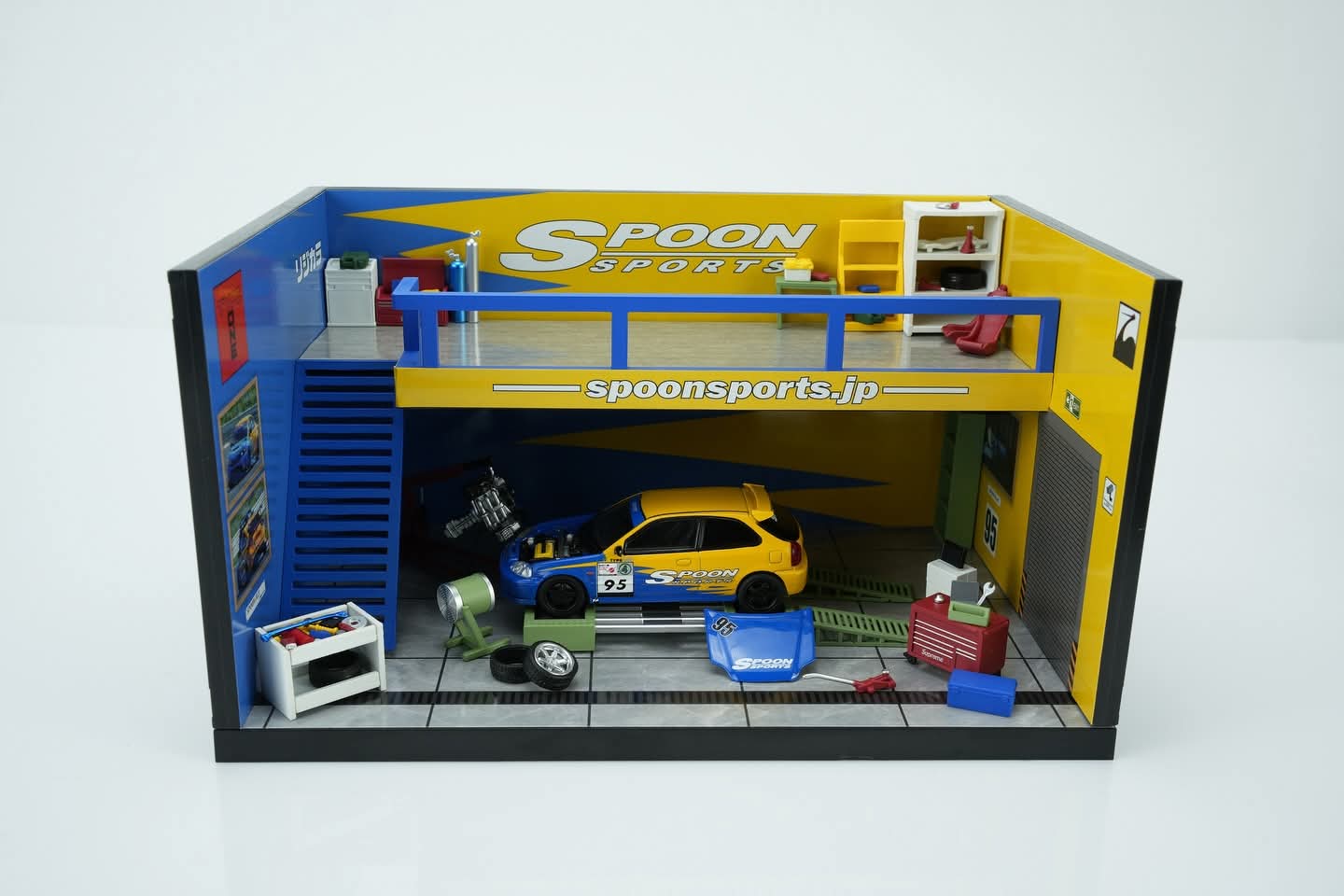 Motorhelix 1:64 Scale Honda Civic TYPE R (EK9) Spoon Sports Livery Tokyo Auto Salon 2026 Exclusive