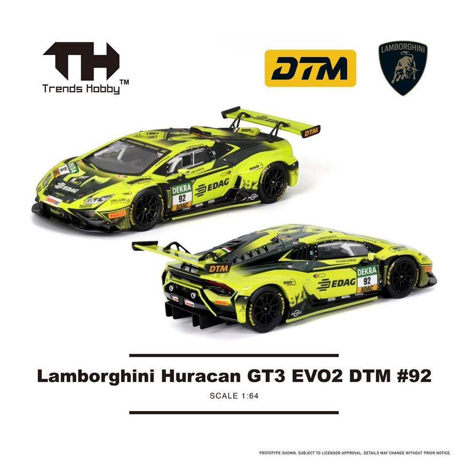 Lamborghini Huracan GT3 ミニカー 2台セット Mini GT 1:64 Lamborghini Huracán GT3 EVO2 #63 Iron Lynx IMSA 2023