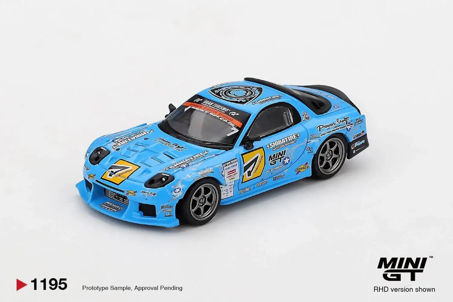 Mini GT Mini GT 1:64 Scale #1195 Mazda RX-7 RE-Amemiya 2025 D1GP