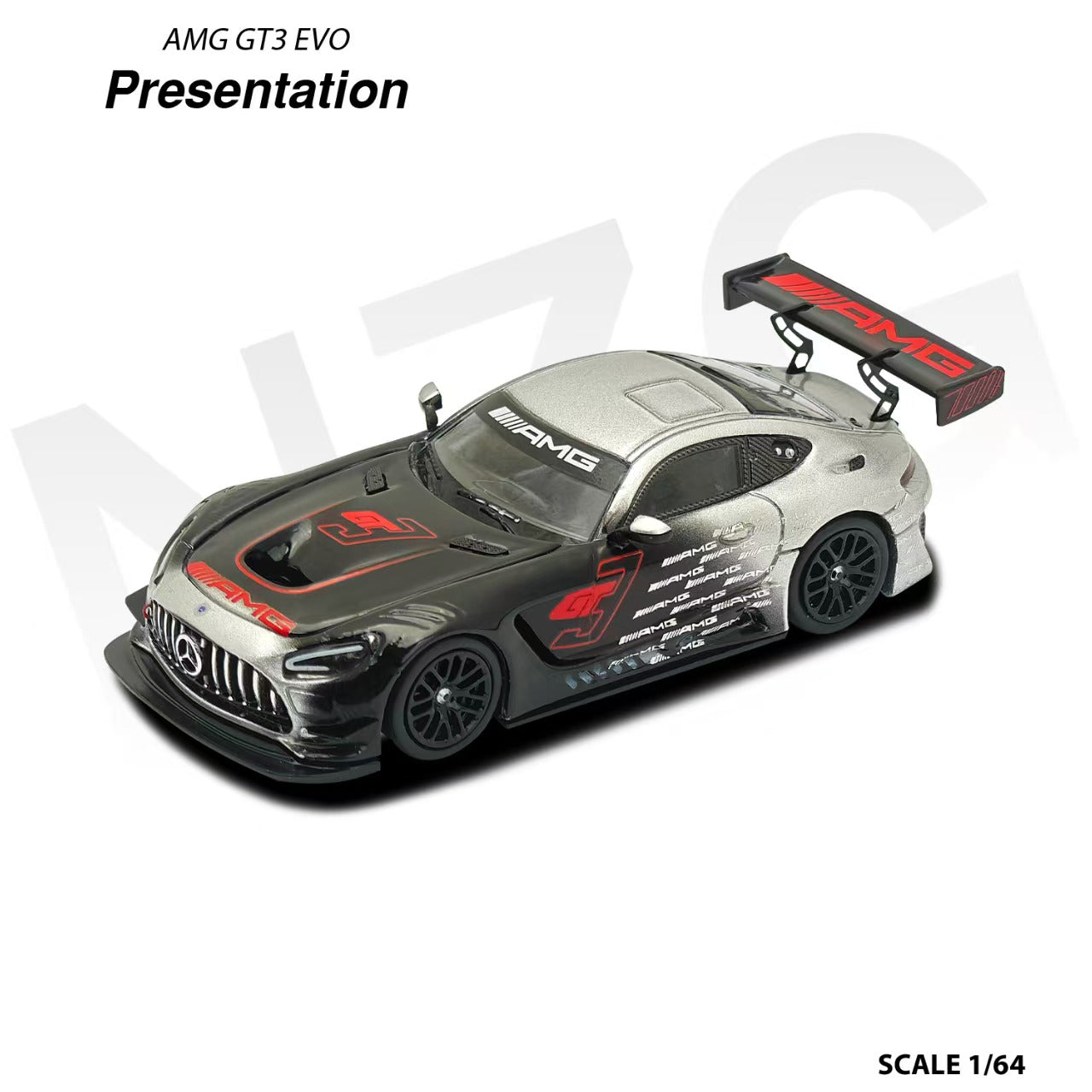 Kilo Works x NZG 1:64 Scale AMG GT3 EVO II