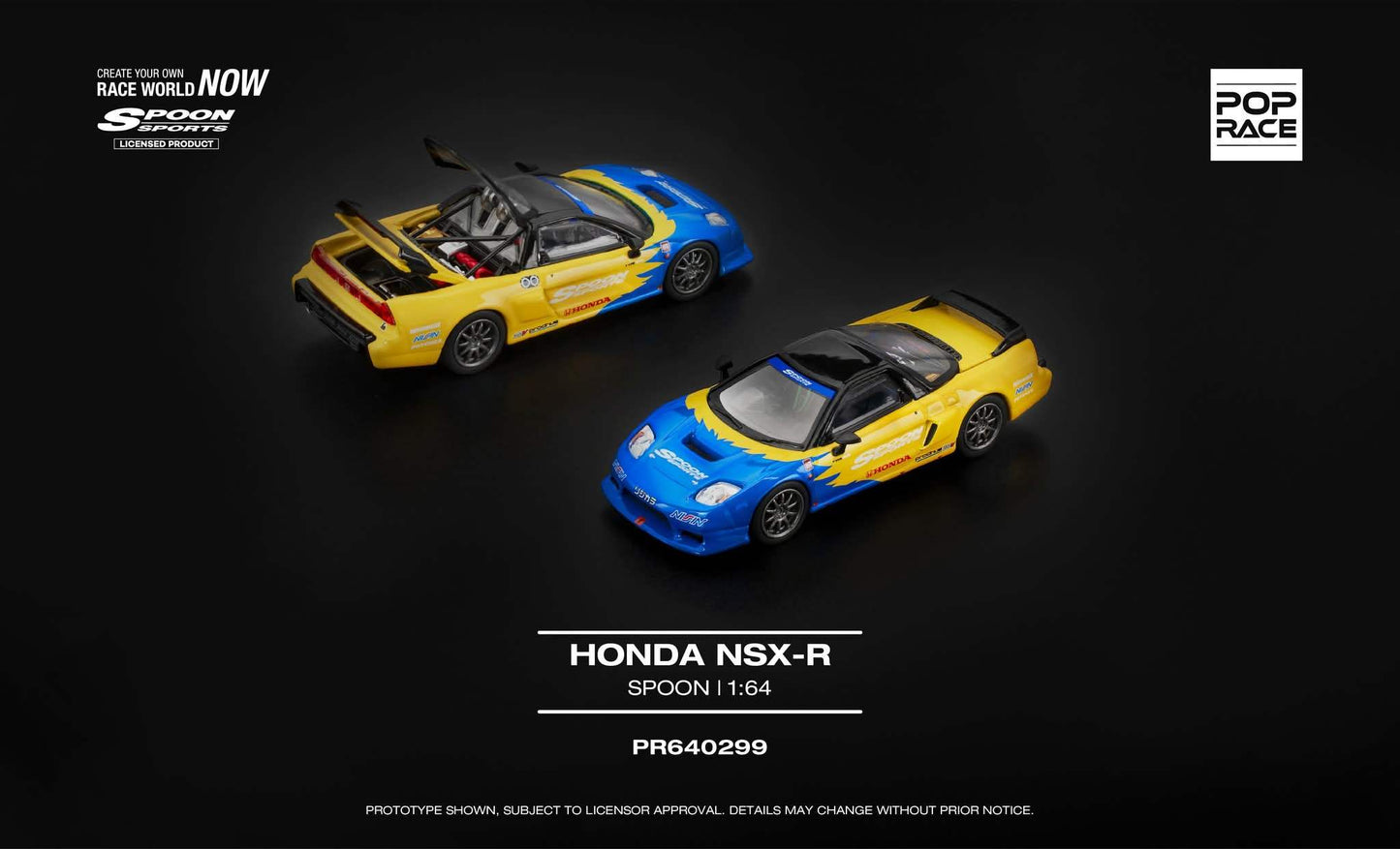 Pop Race 1:64 Honda NSX-R Spoon
