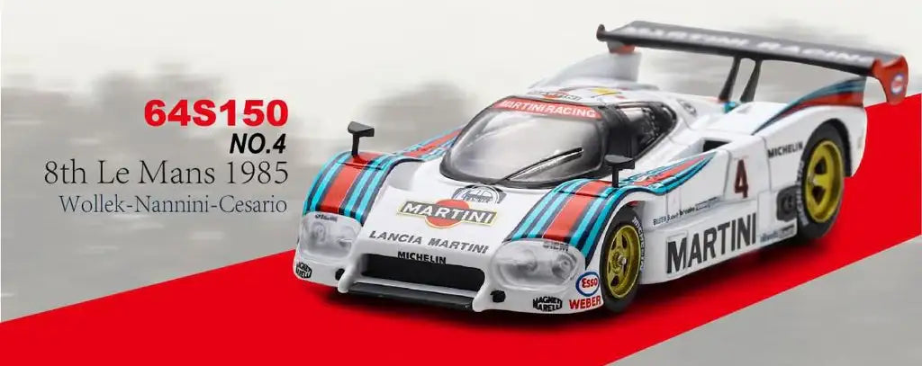 Spark 1/64 Lancia LC2 Le Mans 1985 (64S150 / 64S151)