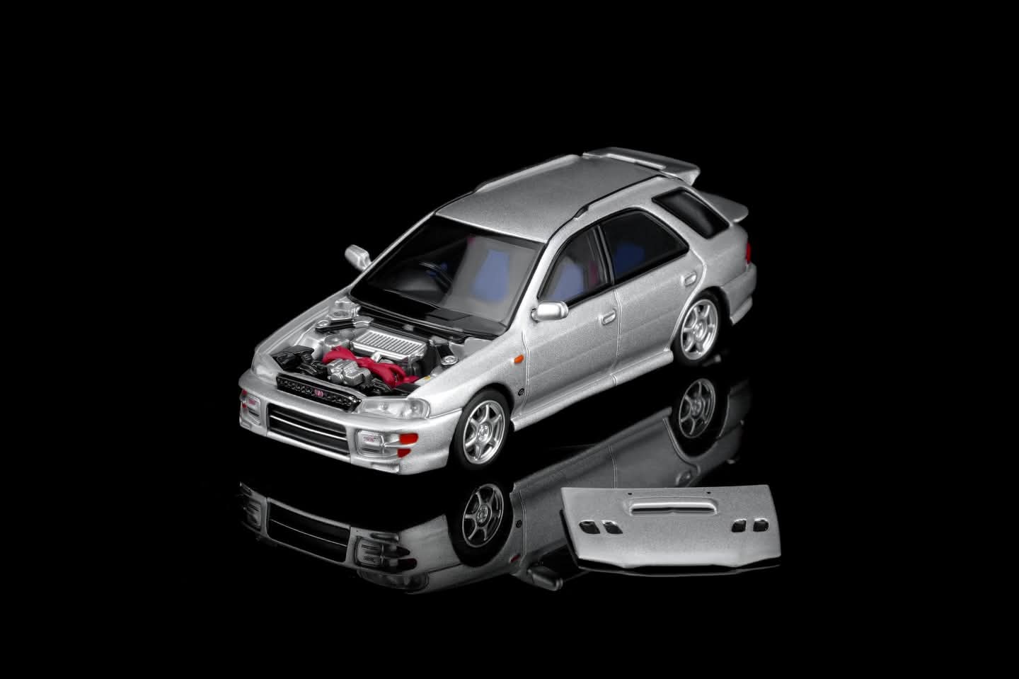 MotorHelix Subaru Impreza Wagon WRX STi Ver. VI-MotorHelix-1:64-Mobile Garage HK