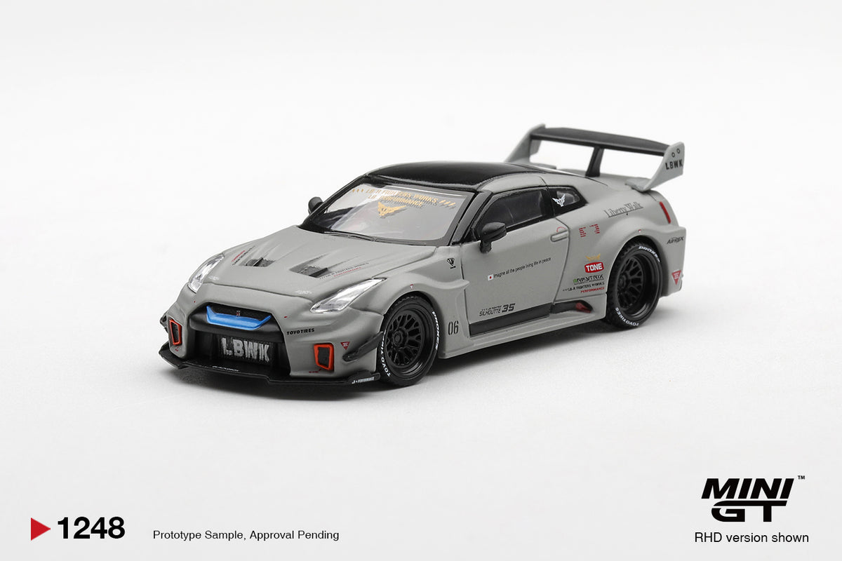 Mini GT #1248 NISSAN LB-Silhouette WORKS GT 35GT-RR Ver.1 Matt Grey