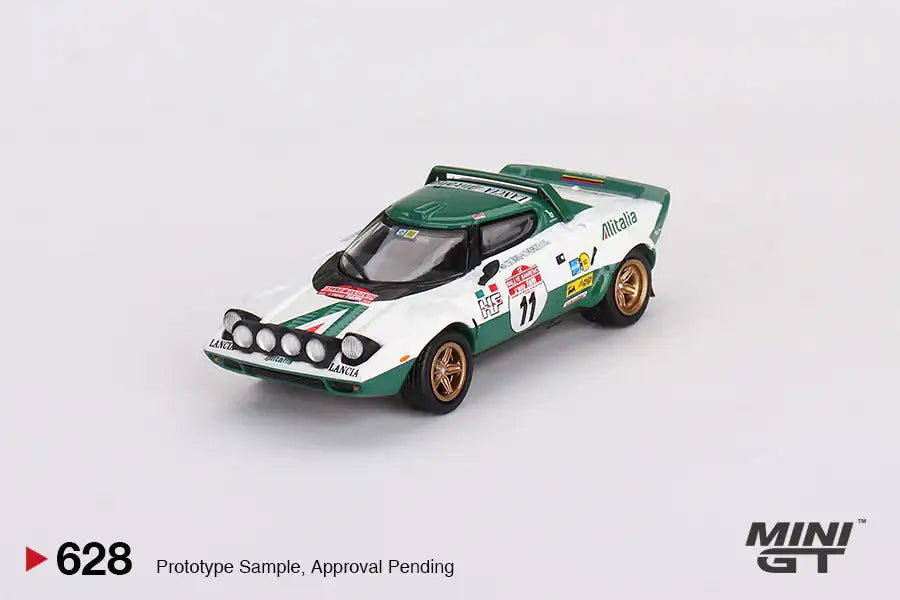 Mini GT Mini GT #628 Lancia Stratos HF 1975 Rally Sanremo Winner #11