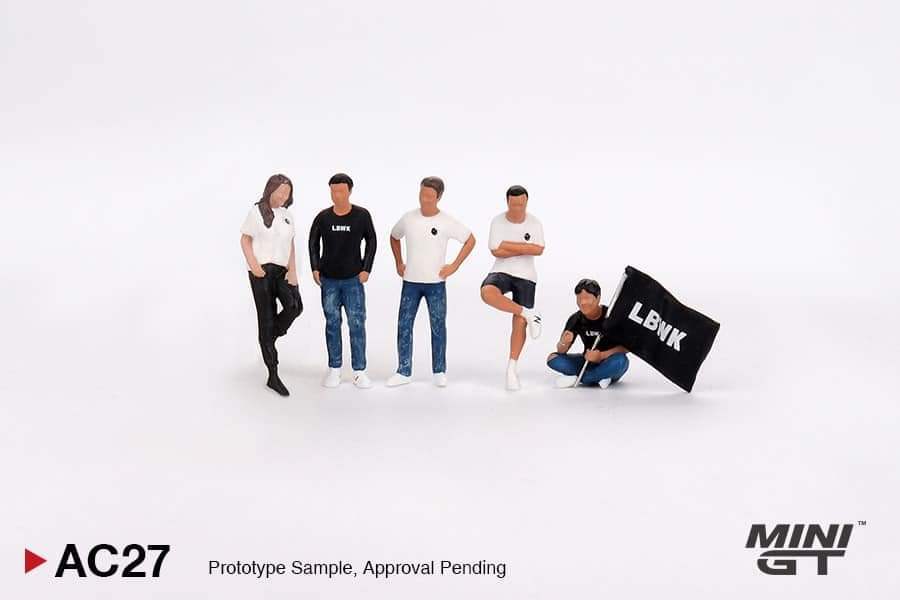 Mini GT MINI GT #AC27 1/64 Figurine: Team Liberty Walk