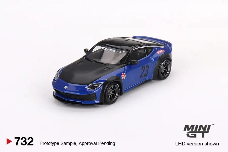 Mini GT Mini GT #732 Nissan Z LB★NATION WORKS Serian Blue