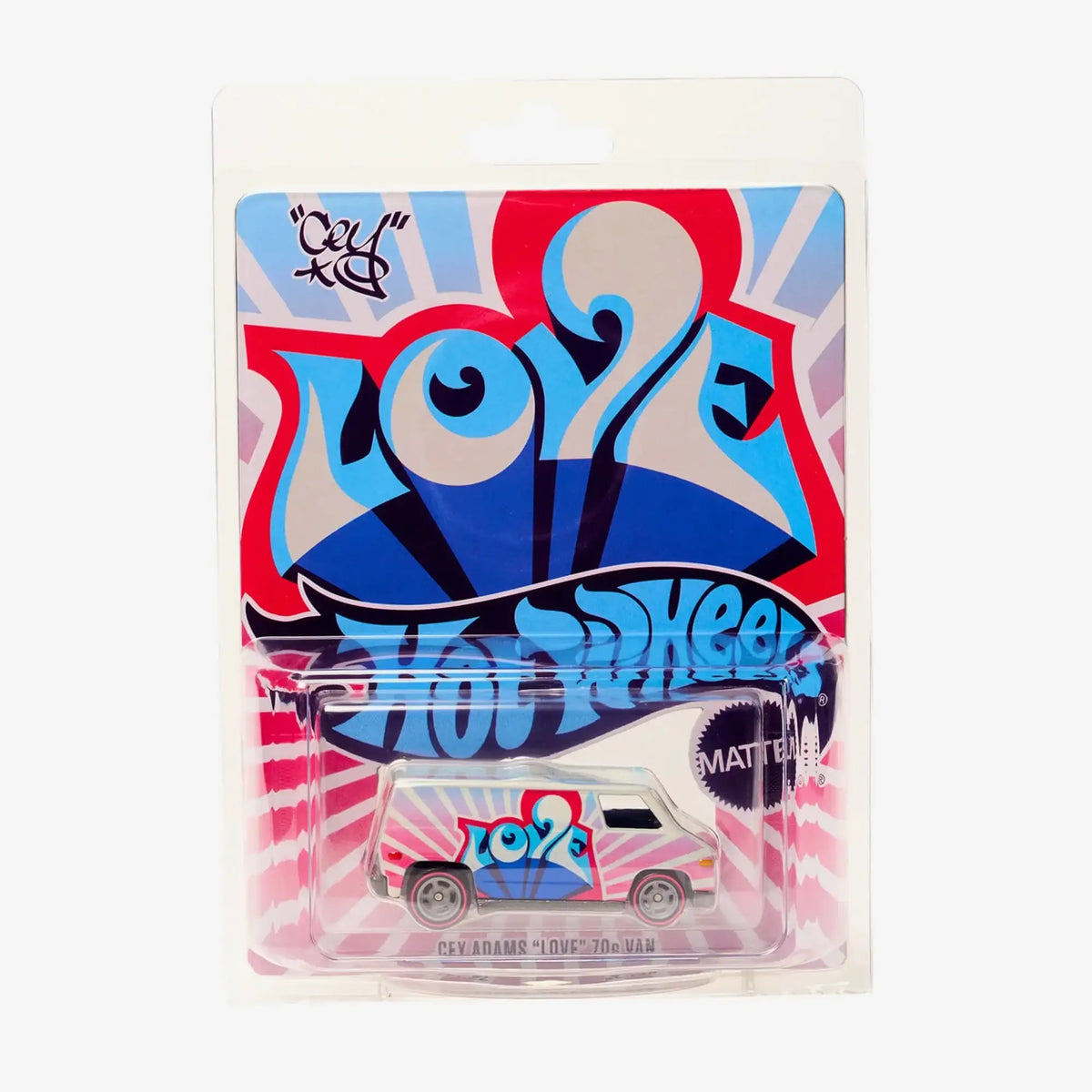 Mattel Creations Hot Wheels Cey Adams “LOVE” 70’s Van