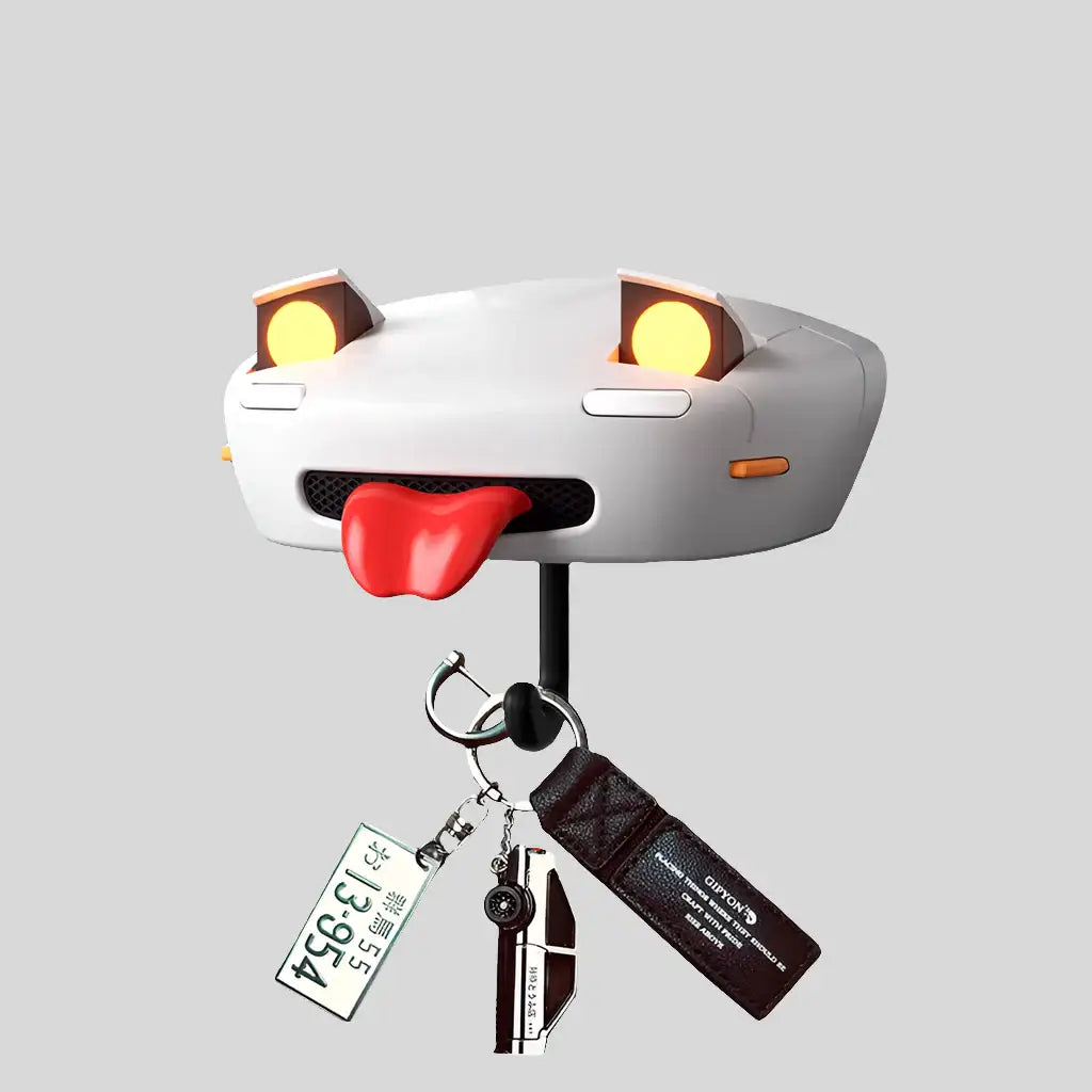 Mazda Miata MX-5 NA Key Holder with pop up led light White