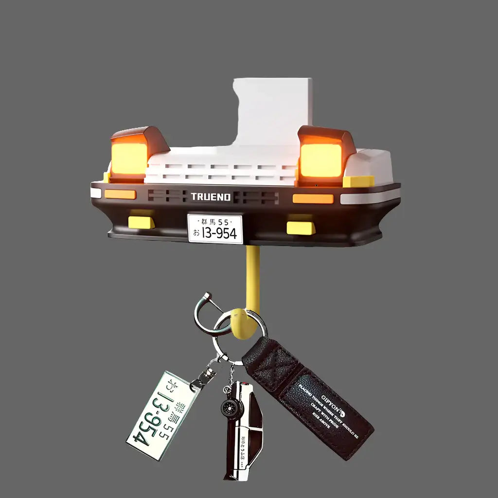Toyota Sprinter Trueno AE86 Key Holder/ Key Rack with pop up light White