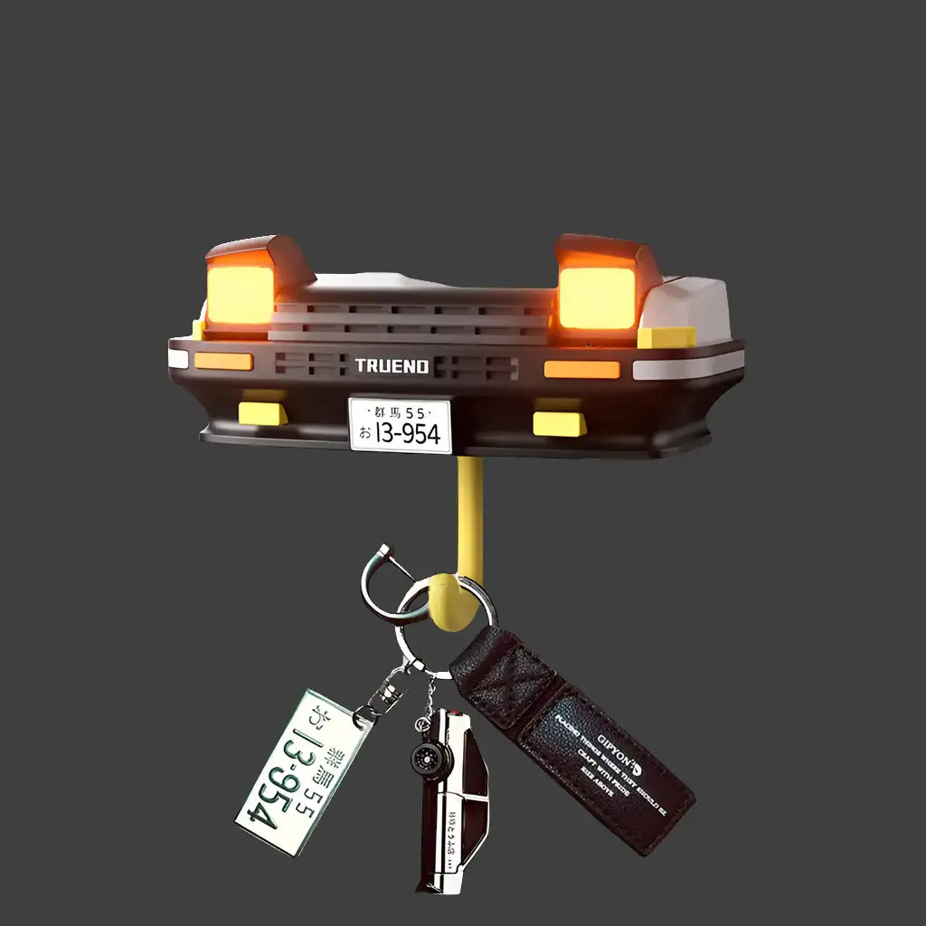 Toyota Sprinter Trueno AE86 Key Holder/ Key Rack with pop up light Black