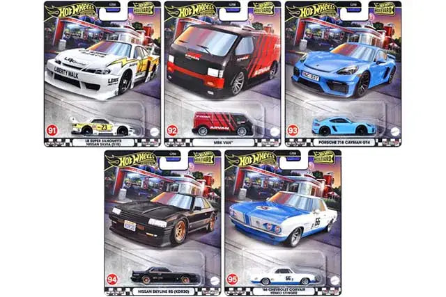 Hot Wheels Boulevard 2024 U case Set of 5pcs 2024 GJT68-953U (91-95)