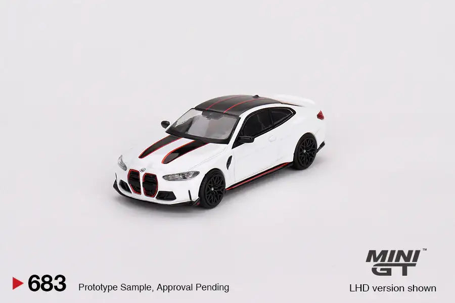 Mini GT Mini GT #683 BMW M4 CSL (G82) Alpine White