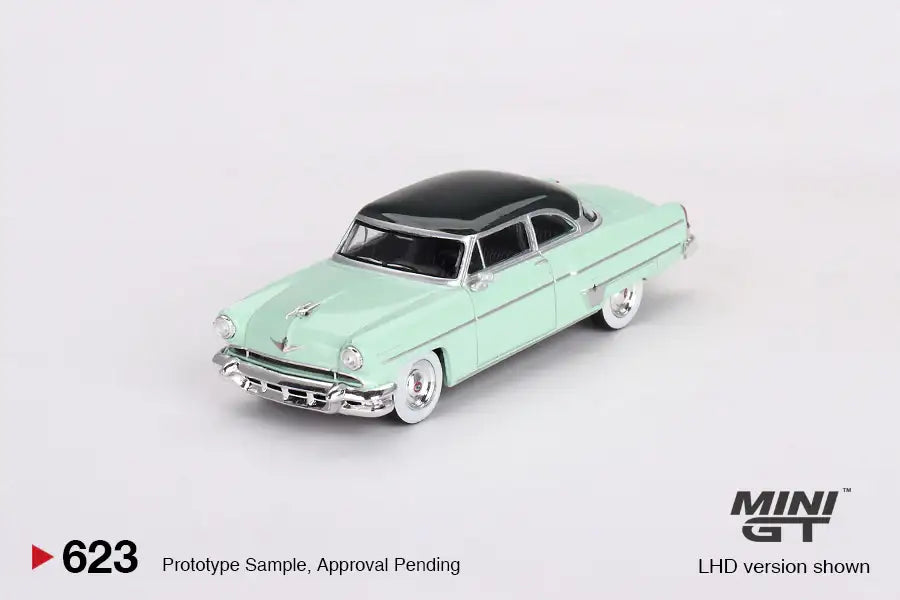 Mini GT MINI GT #623 Lincoln Capri 1954 Parklane Green / Bloomfield Green