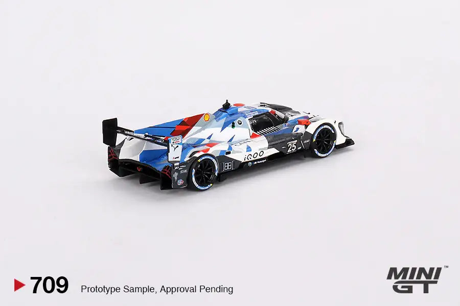 Mini GT Mini GT #709 BMW M Hybrid V8 #25 BMW M Team RLL 2023 IMSA Sebring 12 Hrs 2nd Place