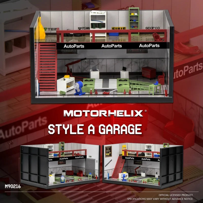 Motor Helix 1:64 Garage Style A