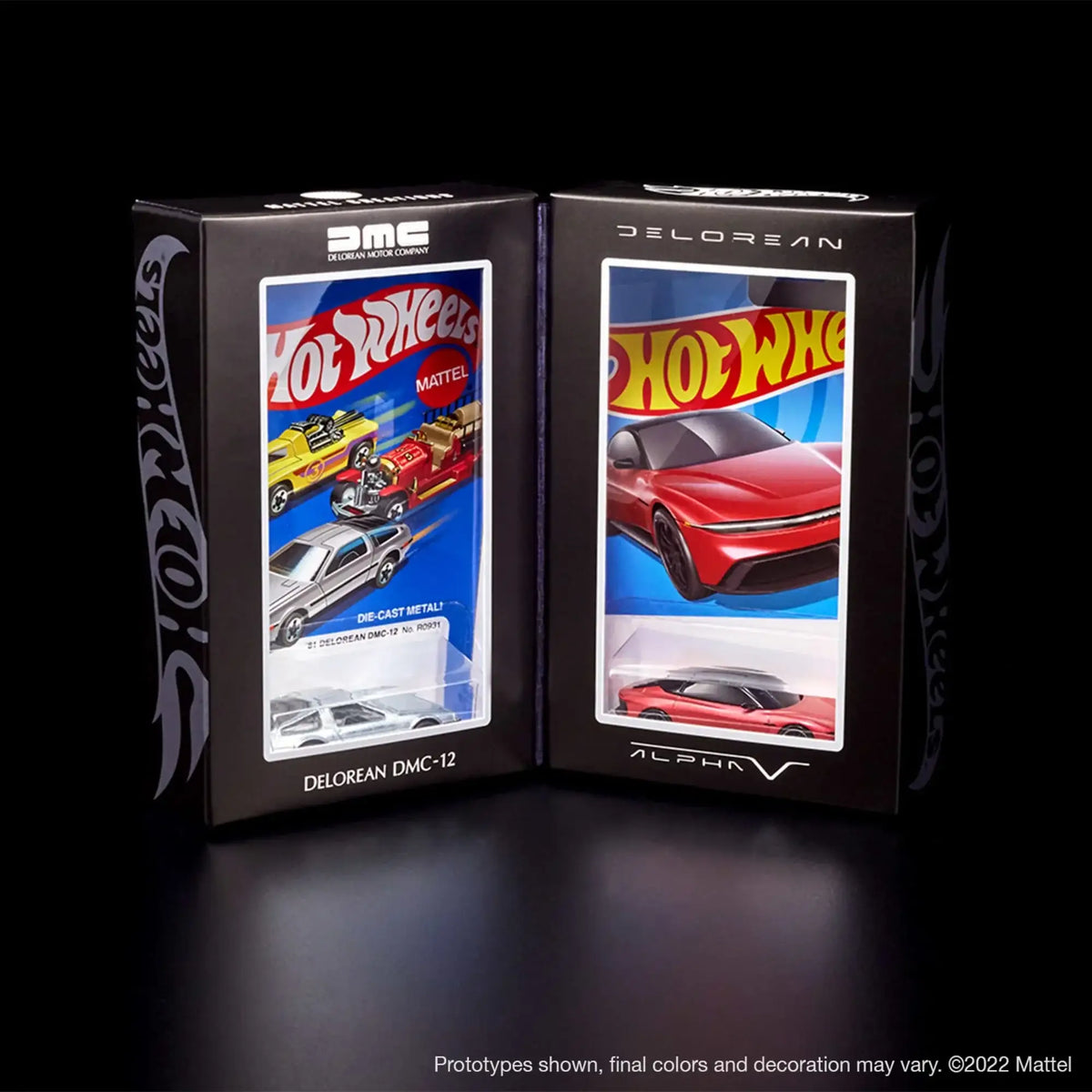 Hot Wheels 2023 RLC DELOREAN DMC-12 & Alpha5 Collector Set