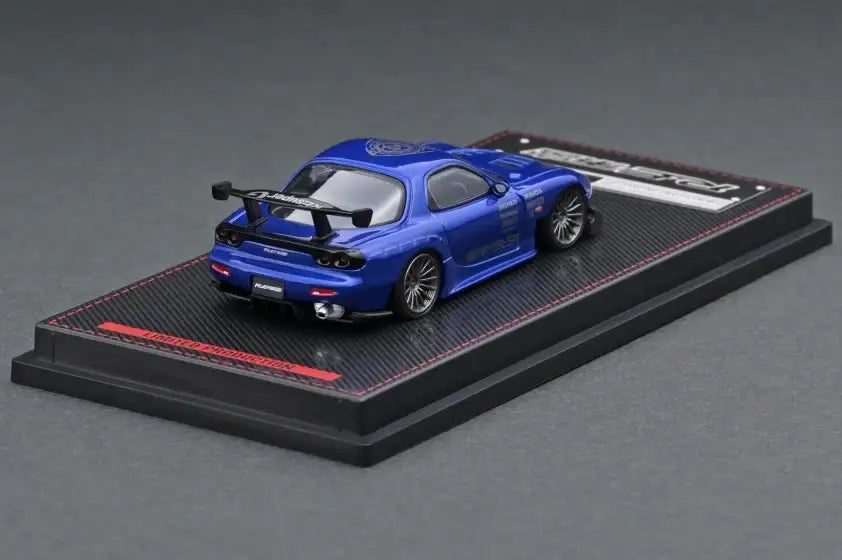 Ignition Model 1:64 Scale Mazda RX7 FD3S RE Amemiya Blue Metallic