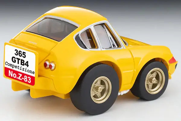 Tomytec Choro Q zero Z-83b Ferrari 365 GTB4 Competizione (Yellow)