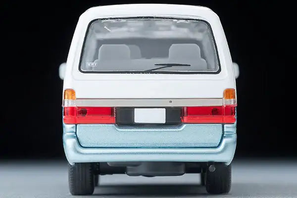 Tomica Limited Vintage Neo LV-N208d Toyota Hiace Wagon Super Custom (white/light blue) 1990 model