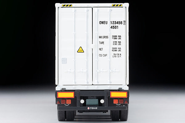 Tomica Limited Vintage Neo LV-N292d Hino Profia 40ft marine container trailer (Toho Sharyo TC36H1C34) Ocean Network Express Gray Container