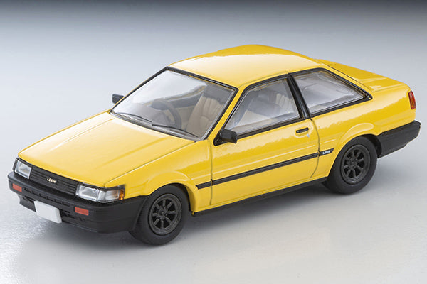 Tomica LV-N284f Toyota Corolla Levin 2 Door Watanabe Rims (Yellow)