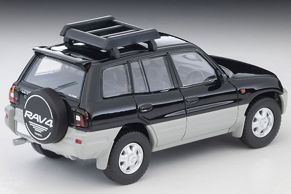 Tomica Limited Vintage Neo LV-N354e 1996 Toyota RAV4 J V EXTRA (Black/Silver)
