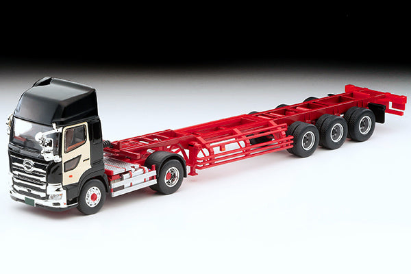 Tomica Limited Vintage Neo LV-N292c Hino Profia 40ft marine container trailer (Toho Sharyo TC36H1C34) (black)