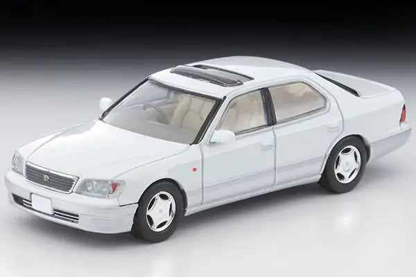 Tomica Limited Vintage Neo LV-N356a Toyota Celsior C-Spec F Package (Pearl White/Silver) 1997