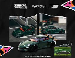 Tarmac Works 1:64 Scale x IDE XII exclusive RWB 997 Tsubasa Reguler included T-Shirt L/XL