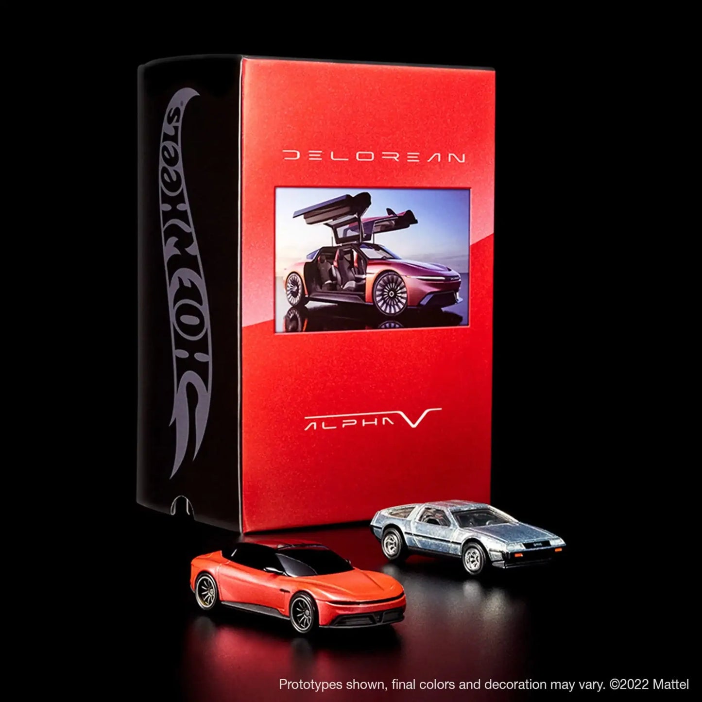Hot Wheels 2023 RLC DELOREAN DMC-12 & Alpha5 Collector Set