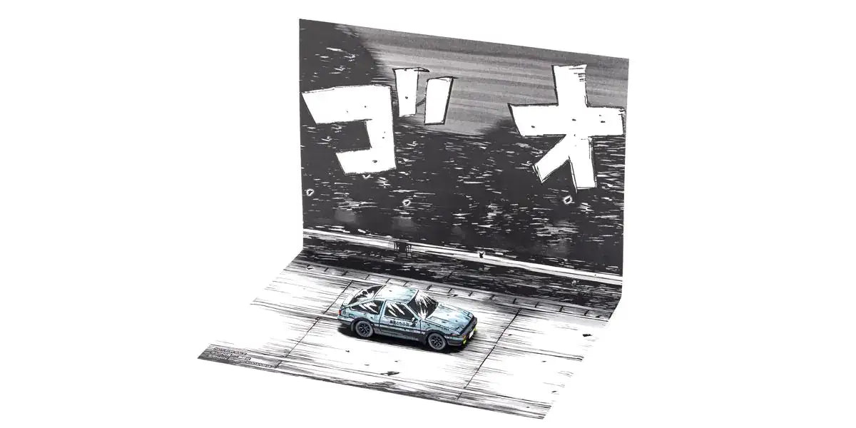 Kyosho Original 1:64 Scale Initial D Cartoon Version 3-Car Set (AE86/FD3S/FC3S)
