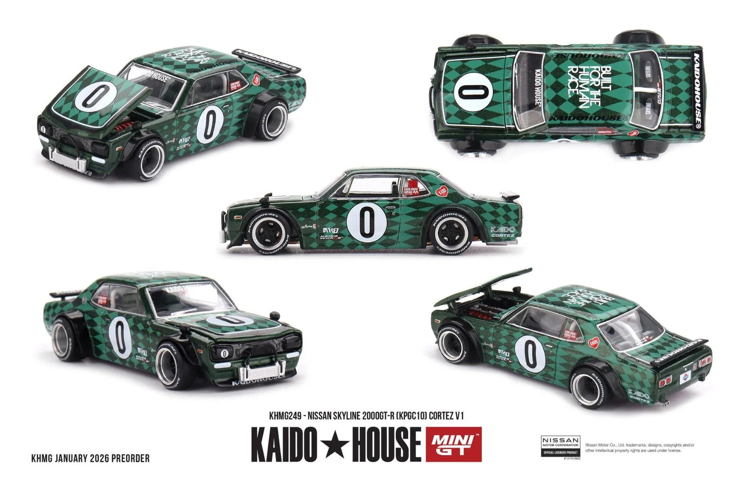 Mini GT x Kaido House #249 Nissan Skyline 2000GT-R (KPGC10) Cortez V1