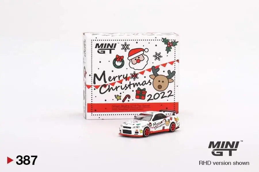 Mini GT MINI GT #387 Nissan Skyline GT-R Top Secret 2022 Christmas Limited Edition