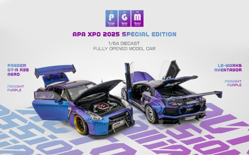 PGM X APA XPO 2025 Special Edition Midnight Purple Set - Pandem GT