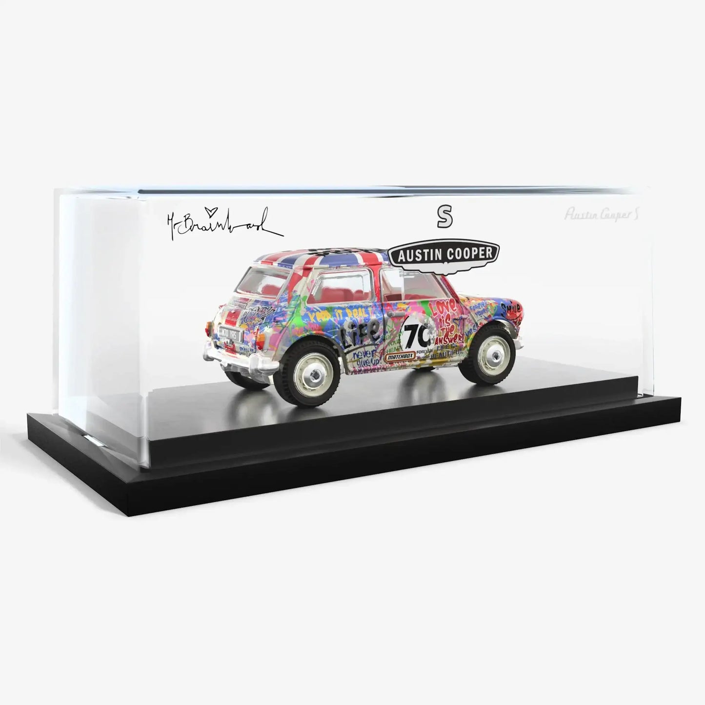 Matchbox Collectors Matchbox x Mr Brainwash 1964 Austin Mini Cooper S