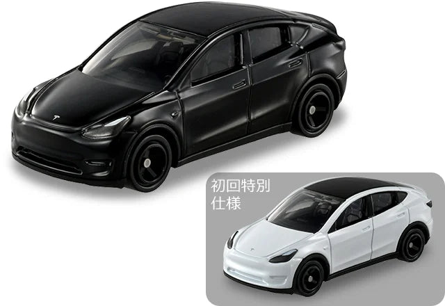 Tomica 2025 FEB #28 Tesla Model Y set of 2
