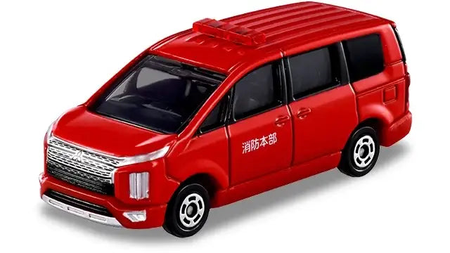 Takara Tomy 2025 Sept Tomica #50 Mitsubishi Delica D:5 Fire Department Command Vehicle