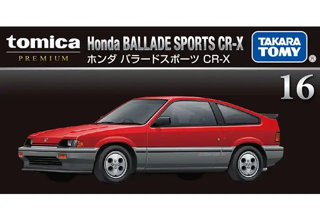 Takara Tomy Tomica Premium #16 Honda Ballade Sports CR-X Red