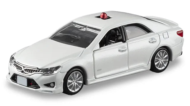 Tomica Premium No. 24 Toyota Mark X Unmarked Patrol Car diecast model