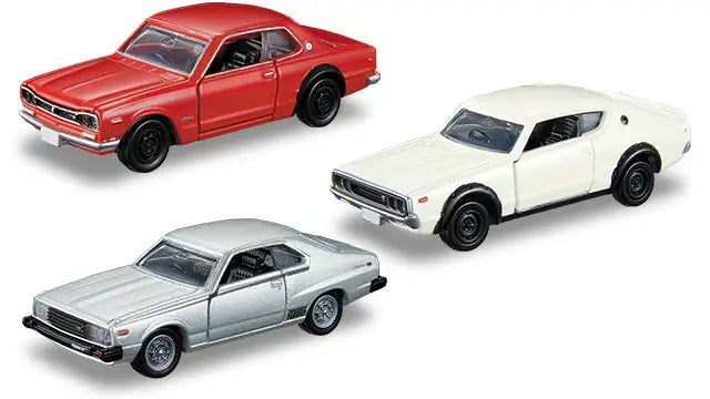 Set 3 Modellini Tomica Premium Nissan Skyline GT-R – Scala 1:64, Collezione 2024 - Foto 1