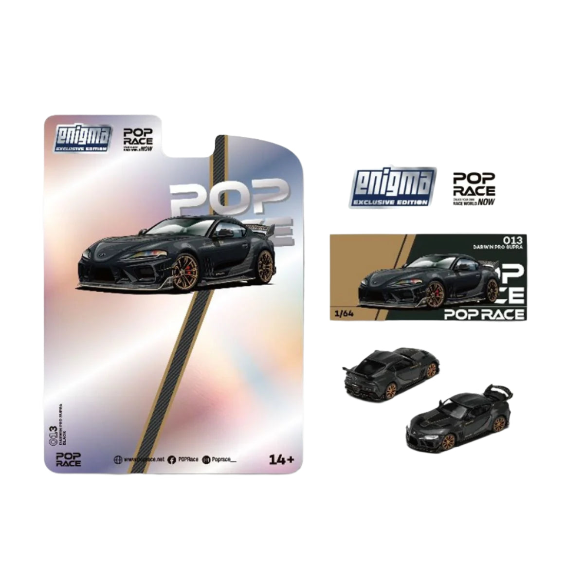 Pop Race x Enigma 1:64 Scale DARWIN PRO GR SUPRA