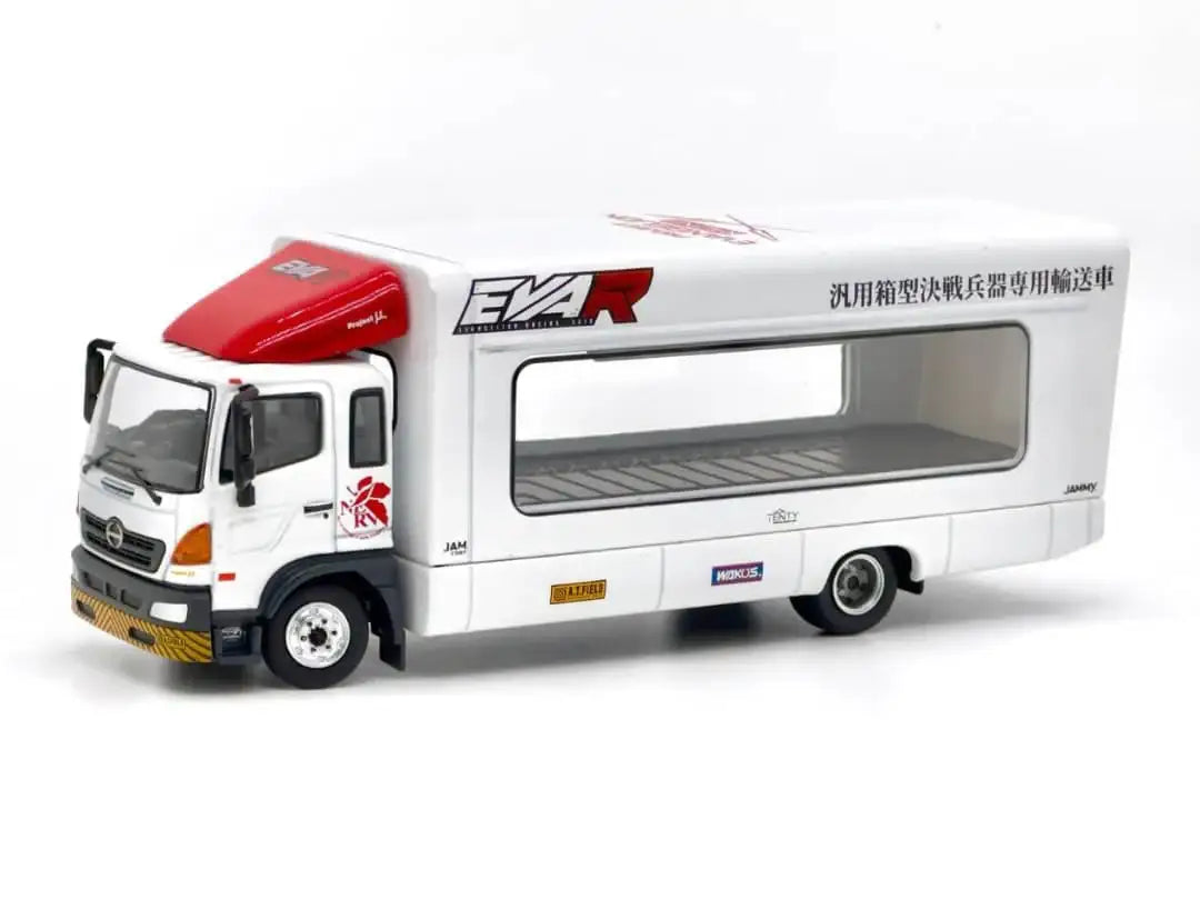 Unique Model UM x Tiny 1/64 Hino Ranger 500 Outriggers Raised Truck EVA RT PRODUCTION MODEL-TEST TYPE