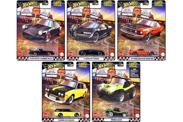 Hot Wheels Boulevard 2025 GJT68-953B #121-125