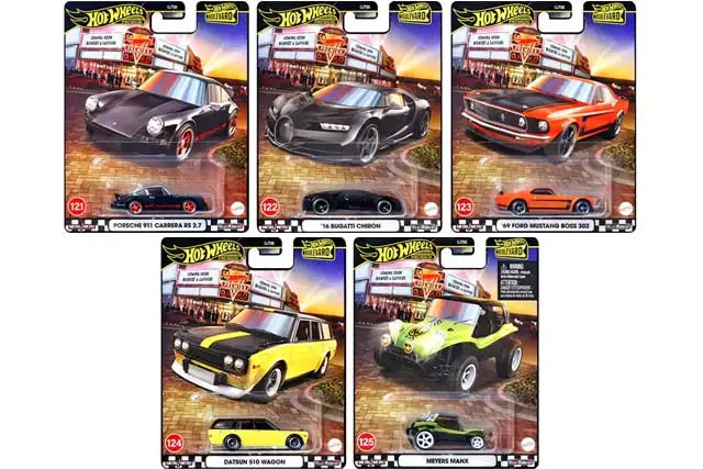 Mattel Hot Wheels Boulevard 2025 GJT68-953B #121-125