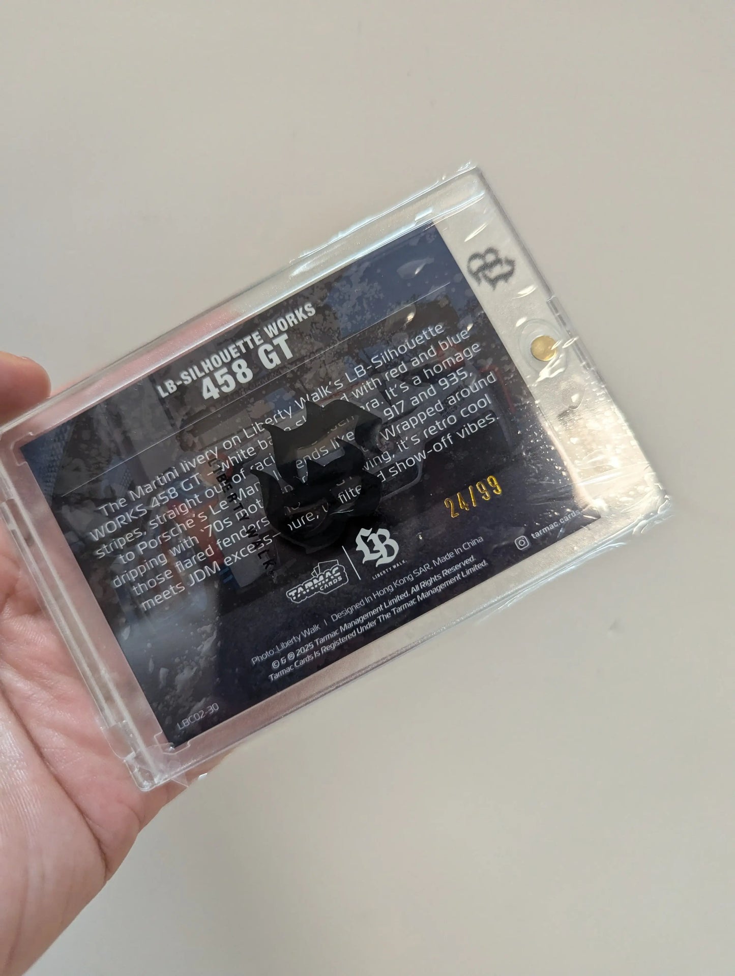 Tarmac Card Liberty Walk Collection Vol.2 LB-Silhouette Works 458 GT 24/99