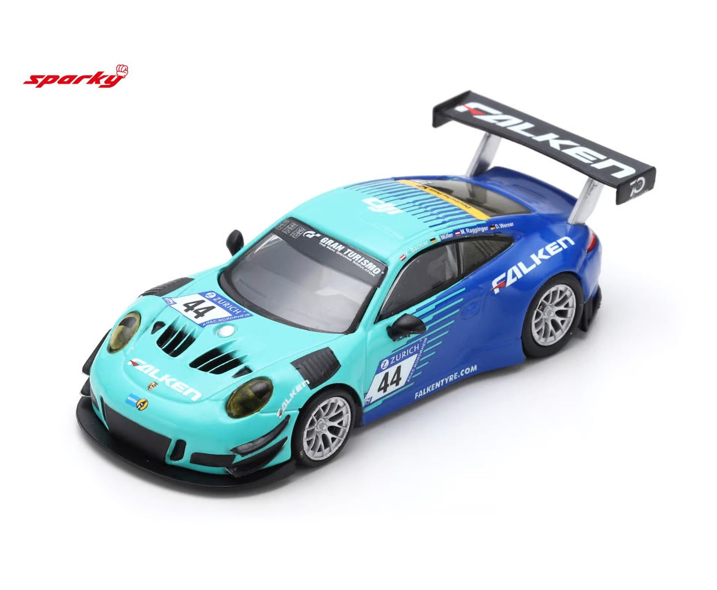 Spark 1/64 Porsche 911 GT3 R No.44 Falken Motorsports 24H Nürburgring 2018